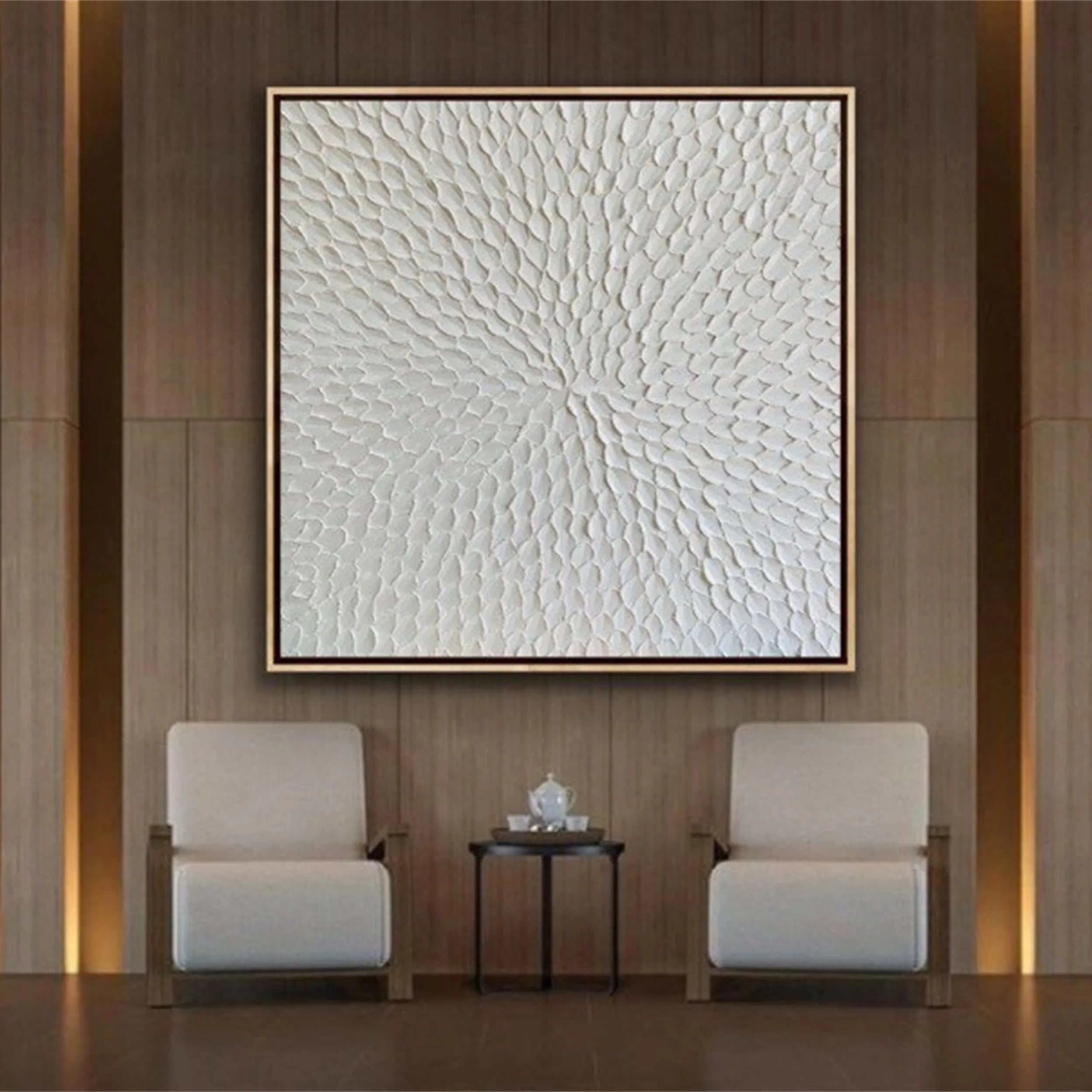 Flower and Tree Painting #FT077 - Handmade Canvas Artwork for Home & Office Decor | Perfect for Living Room, Bedroom, and Office Wall Decoration