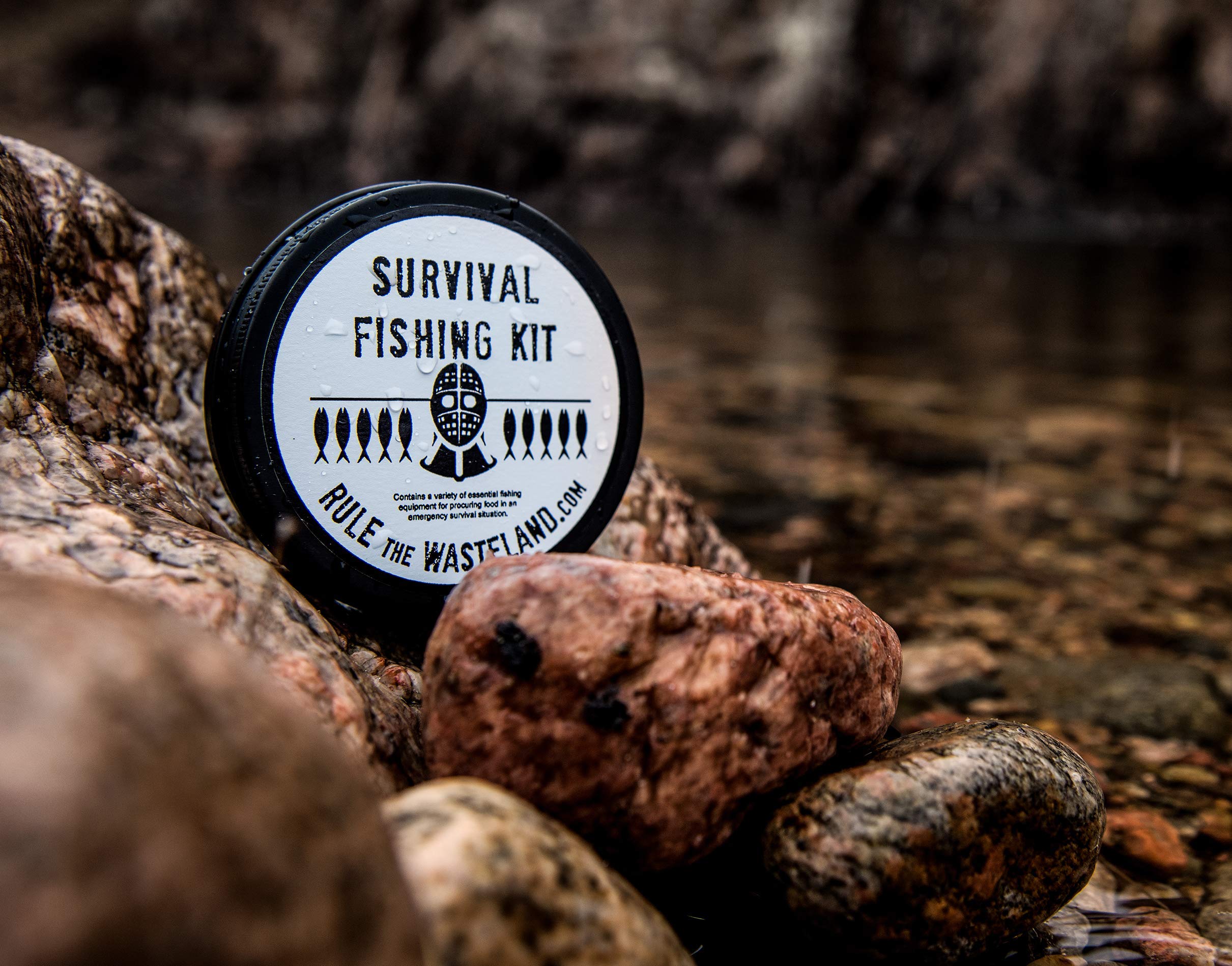 Premium Survival Fishing Kit with Hooks, Lines & Sinkers - Compact Emergency Fishing Gear for Camping, Hiking & Outdoor Adventures