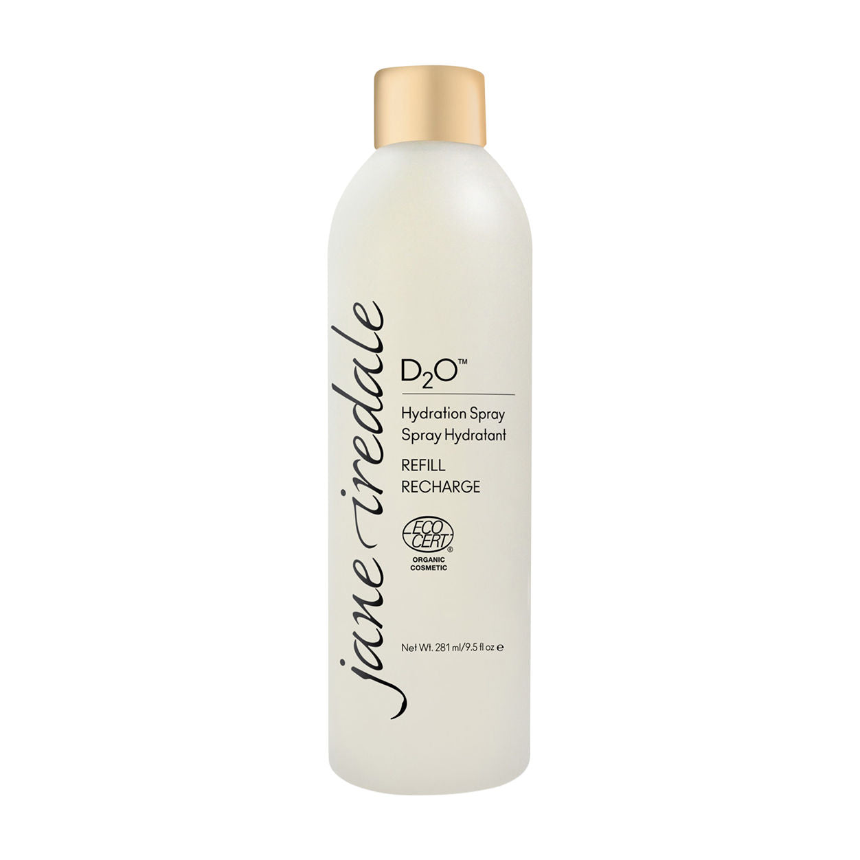 D2O Hydration Spray Natural Refill - Rejuvenating Facial Mist for Dry Skin | Perfect for Travel, Gym & Daily Skincare Routine