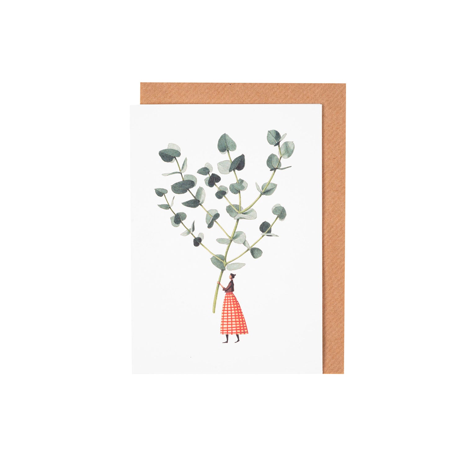Beautiful Eucalyptus Greeting Card - Elegant Floral Design for Birthday, Wedding & Thank You Cards - Perfect for Special Occasions and Heartfelt Messages