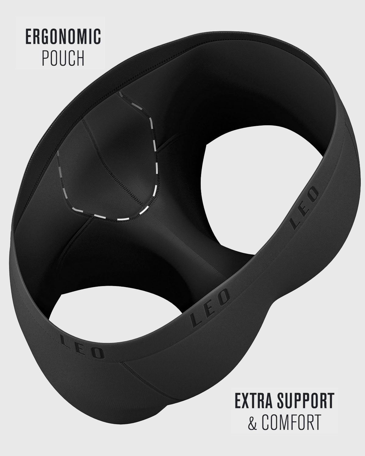 Smart Fit Ergonomic Boxer Briefs for Men - Breathable Comfort Underwear with Moisture-Wicking Technology - Perfect for Workout, Running & Daily Wear