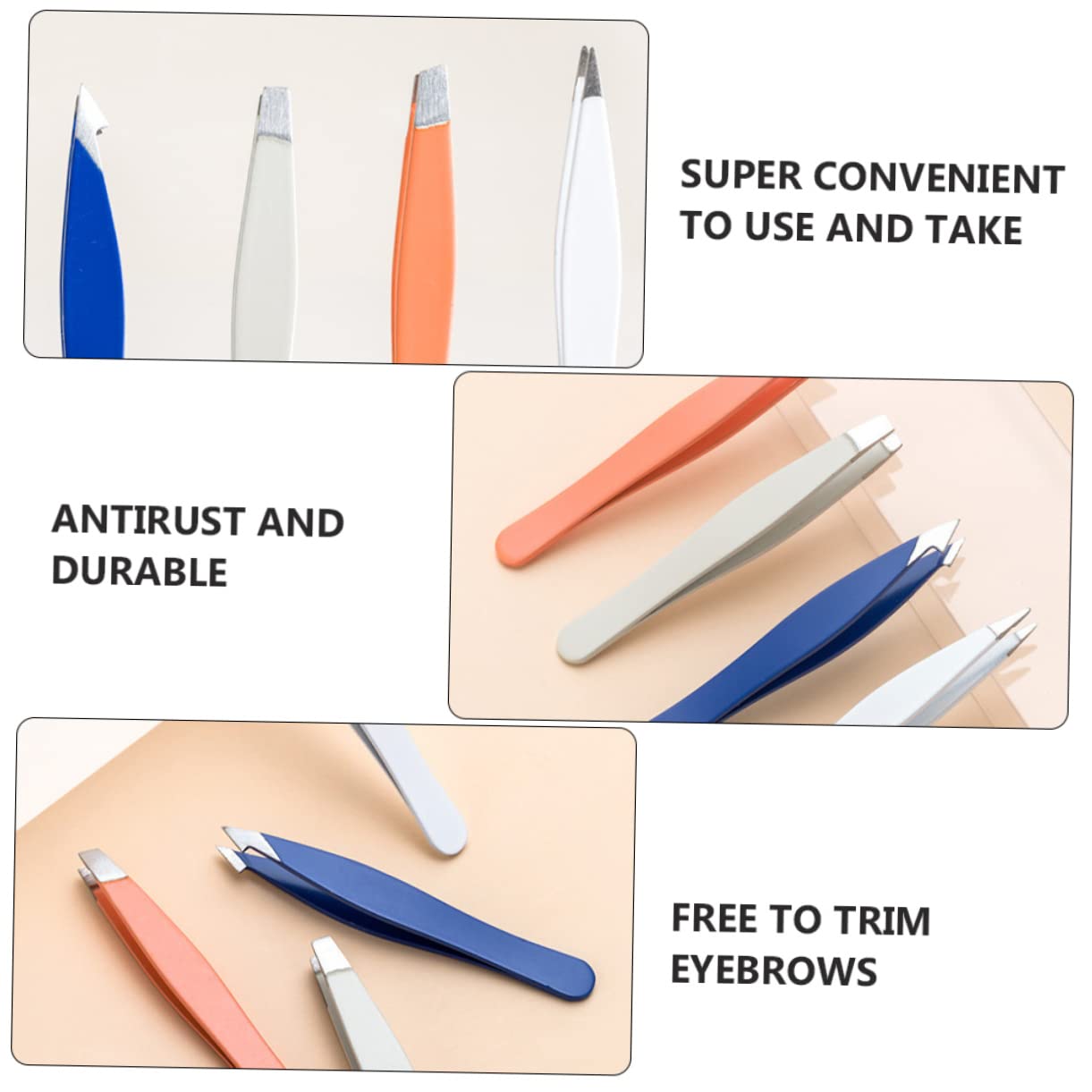 Professional 4-Piece Stainless Steel Eyebrow & Eyelash Kit - Mikinona Tweezers, Eyelash Curler, Lash Extension Tools for Perfect Brows & Lashes | Ideal for Salon, Home Makeup, and Professional Lash Artists