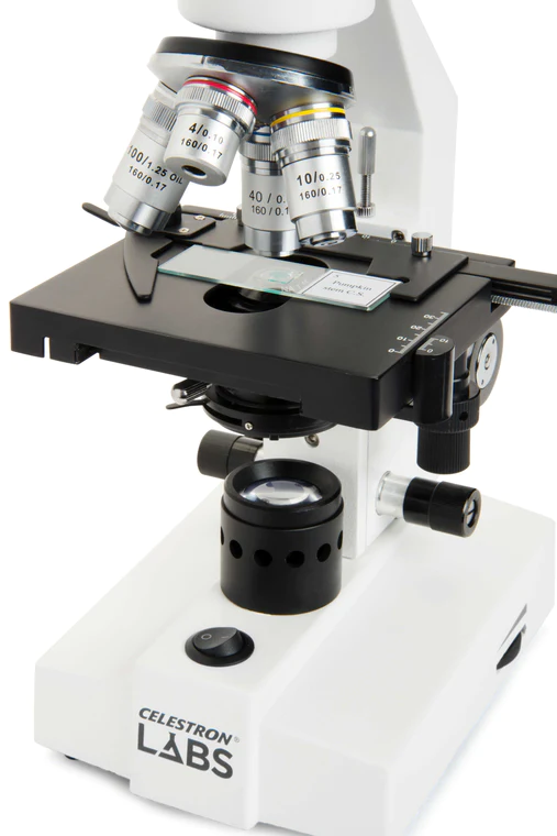 Celestron Labs CM2000CF Compound Microscope 40X-2000X Magnification with LED Illumination - Ideal for Students, Professionals & Home Science Labs