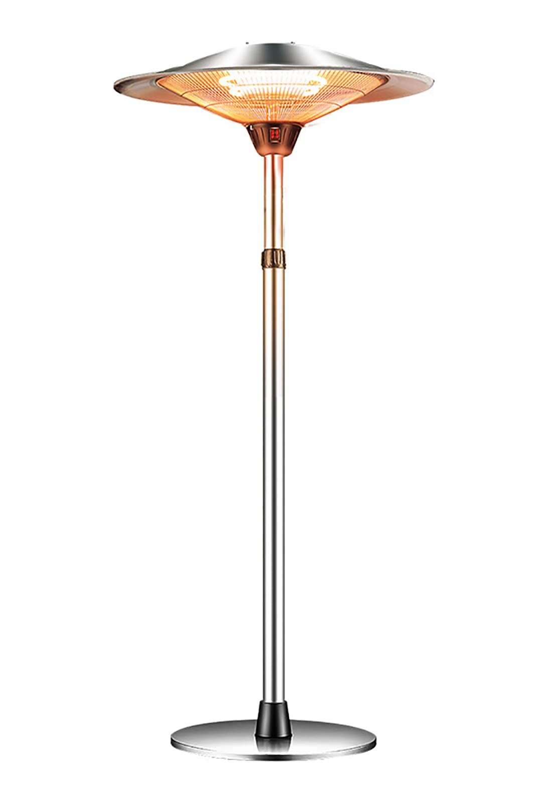Outdoor Heater - High Power 1500W Waterproof Patio Heater with Adjustable Stand, 3 Heat Settings - Perfect for Balcony, Garden, Terrace & Indoor Use in Winter