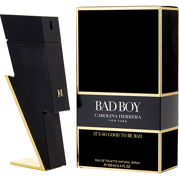 Carolina Herrera Bad Boy Men's Eau de Toilette Spray - Fresh & Masculine Cologne for Day & Night Wear, Work & Special Occasions