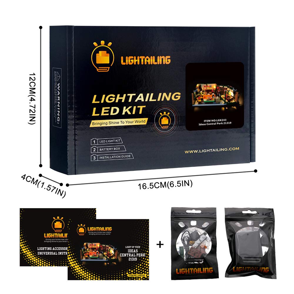 LIGHTAILING LED Light Kit for LEGO 21319 Friends Central Perk Building Blocks Set - Compatible with Official LEGO Ideas Model (Model Not Included) - Perfect for Home Decoration, Gift Giving, and LEGO Enthusiasts