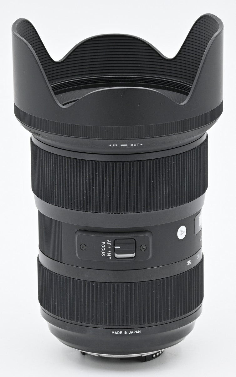 Used Sigma 24-35mm f/2 DG HSM ART Lens for Nikon DSLR Cameras - Perfect for Low Light Photography & Wide Angle Shots