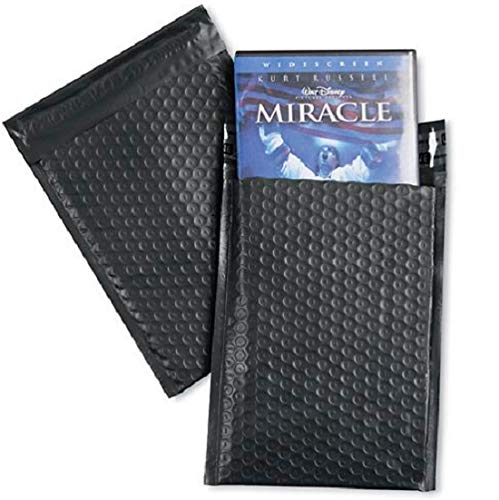 ProLine #0 Extra Wide 6.5x10 Inches Black Poly Bubble Mailers - 1000 Pack of Padded Shipping Envelopes for Ecommerce, Small Packages & Online Business | Durable Protective Mailing Bags for Safe Product Delivery