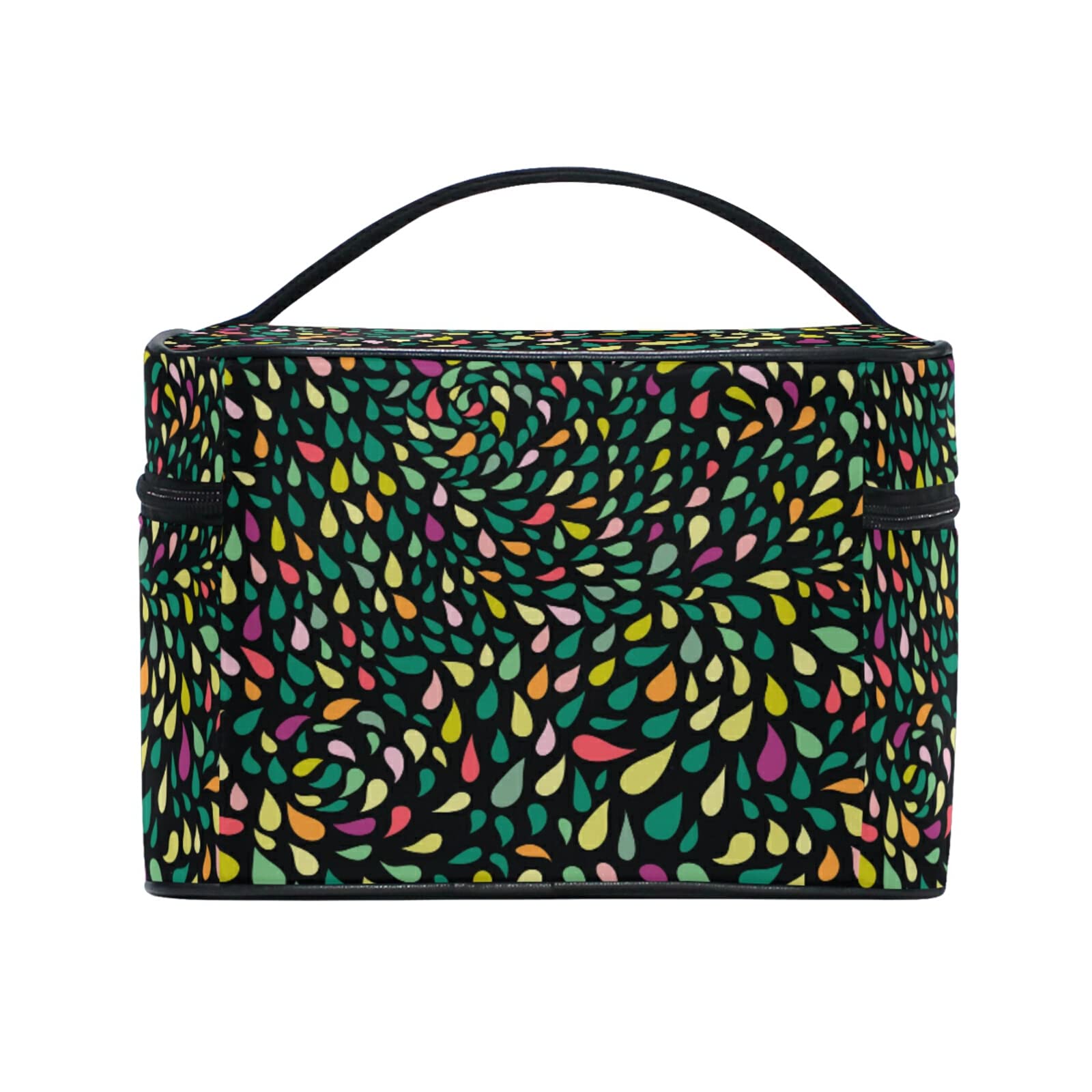 Polka Dot Waterproof Makeup Bag for Women - Travel Cosmetic Organizer with Toiletry Case - Perfect for Travel, Gym & Daily Essentials Storage