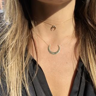 14K Gold Moon Necklace for Women - Elegant Crescent Pendant Jewelry Gift for Birthday, Anniversary & Valentine's Day | Perfect for Everyday Wear & Special Occasions