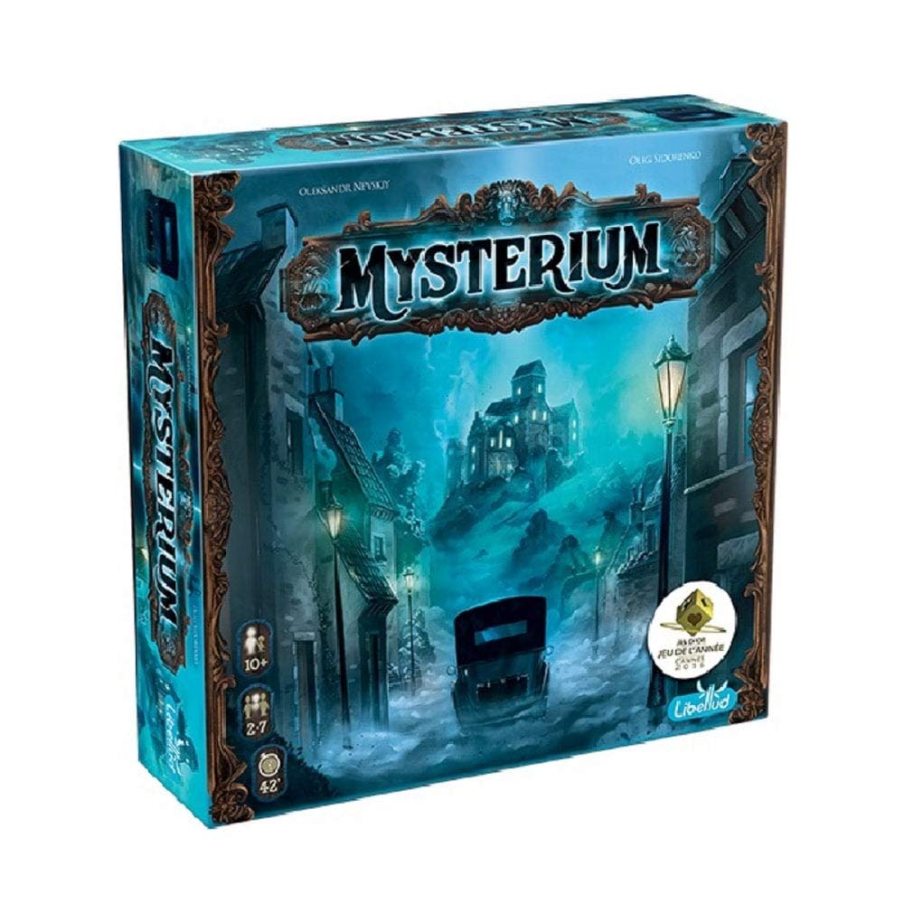 Mysterium Board Game (Base Game) | Cooperative Mystery Game for Adults & Kids Ages 10+ | Family Game Night Fun | 2-7 Players | 45 Min Playtime | Perfect for Parties, Team Building & Family Gatherings | by Libellud