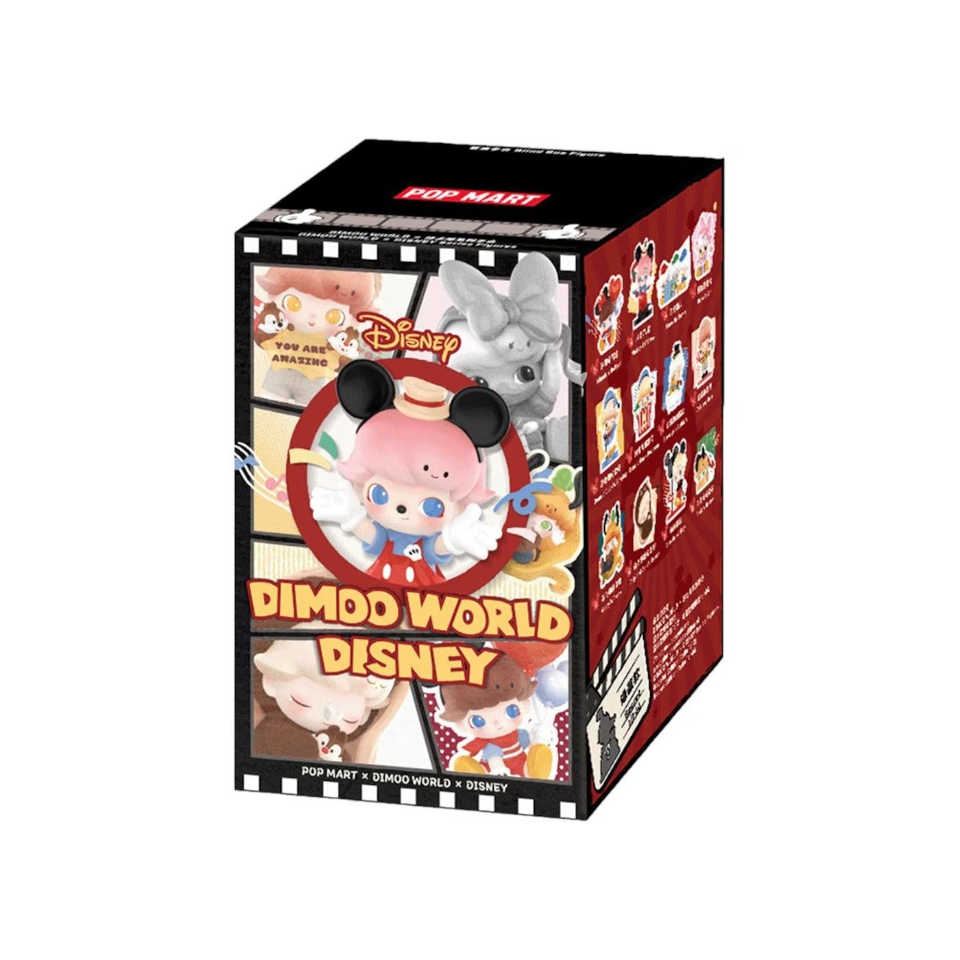 Pop Mart DIMOO World x Disney Series Blind Box Collectible Figure - Cute Character Toy for Display, Gift & Disney Fans Collection (Random Style) - Perfect for Home Decor, Office Desk & Party Favors
