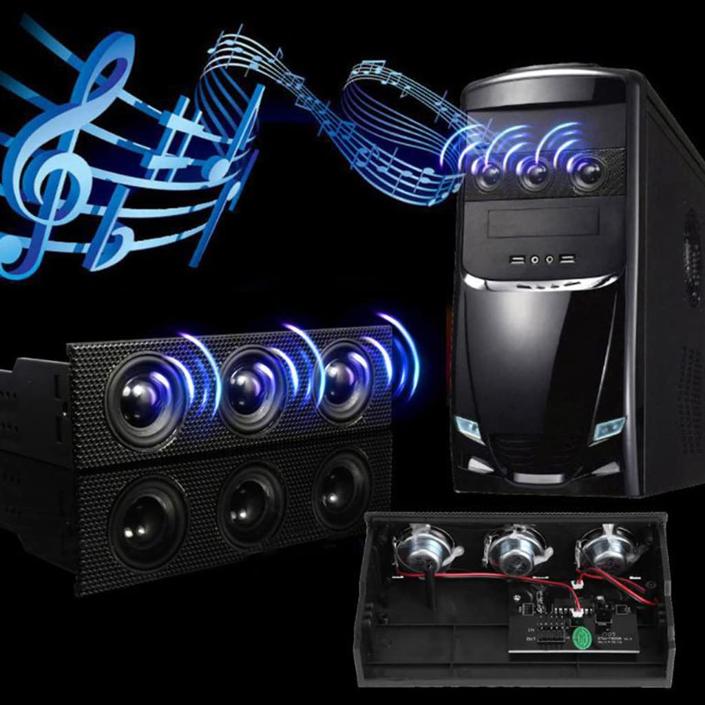 Limtula Stereo Speaker for PC Case - Front Panel Built-in with Low Temp Resistance for Gaming & Home Theater