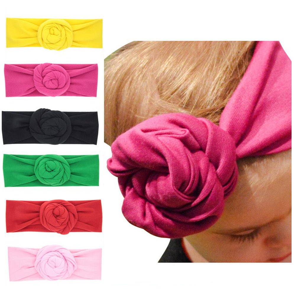 Cute Baby Headbands for Newborn Girls - Soft Bow Head Wraps & Knot Turbans for Toddlers - Perfect for Photography, Parties & Everyday Outfits