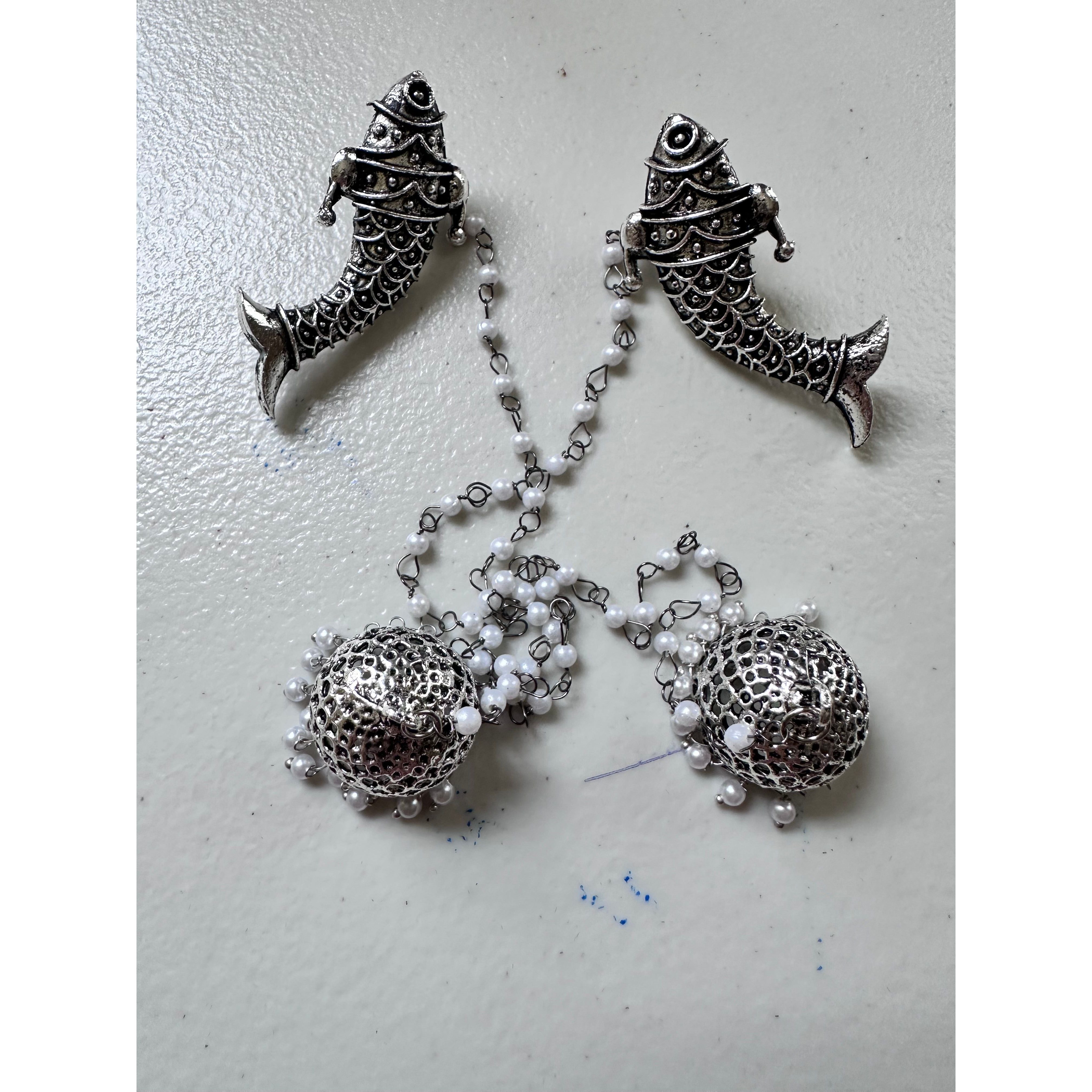 Exquisite Kashmiri Style Handmade Earrings for Women - Traditional Indian Jewelry for Weddings, Parties & Ethnic Fashion