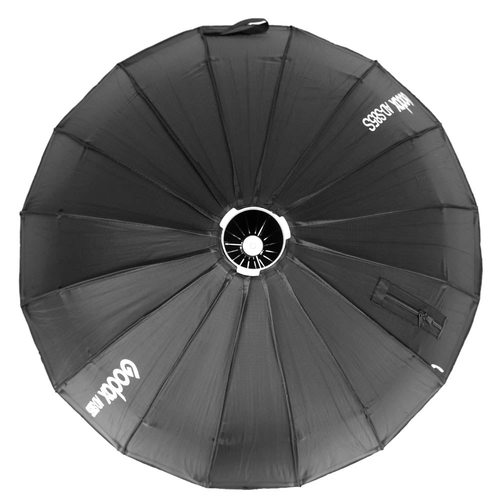 Godox AD S85S 85cm 16-Sided Parabolic Softbox with Silver Interior - Portable Photography Lighting Modifier for Studio & Outdoor Shoots