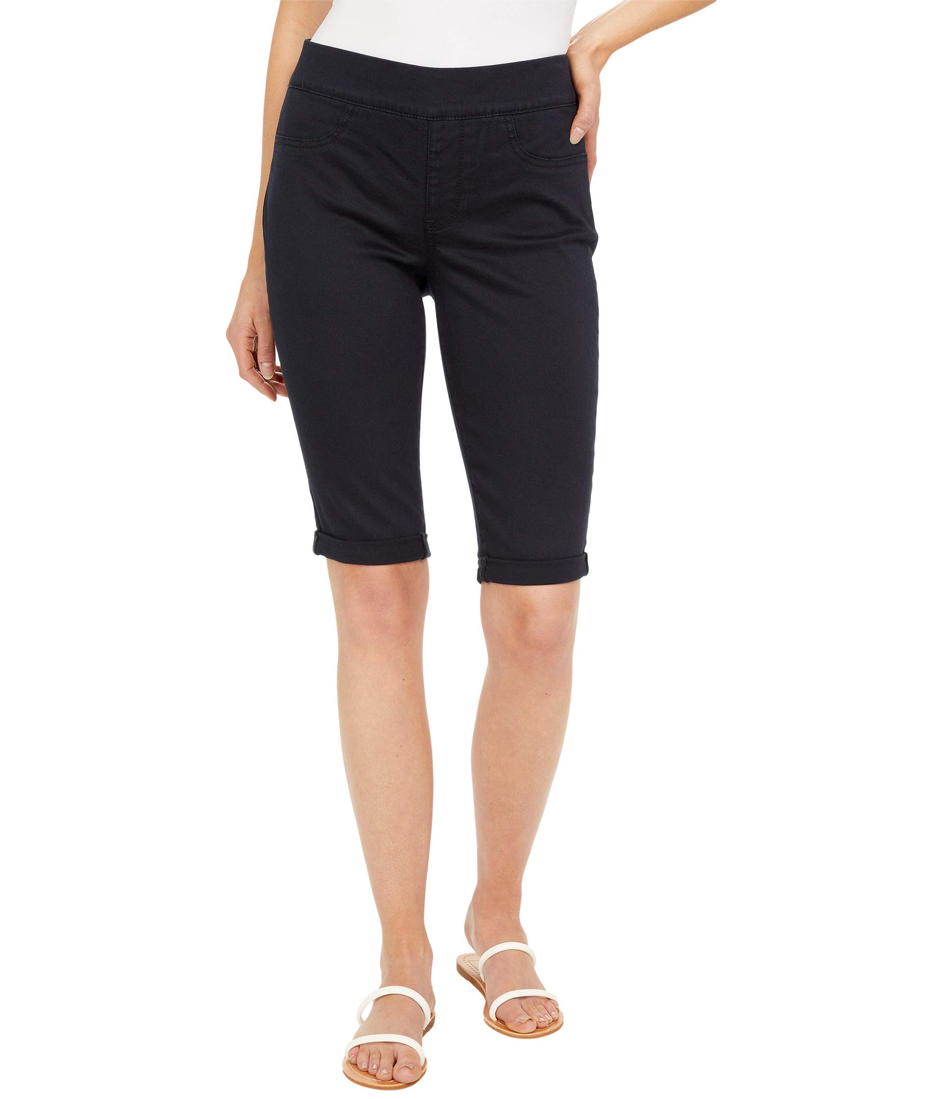 NYDJ Black Denim Bermuda Shorts 12.5