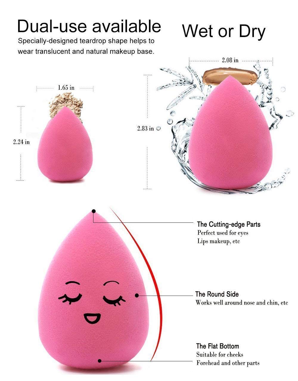 Premium Miss Hot Beauty Blender Makeup Sponge with Nova Gold Hair Spray 200ml - Professional Cosmetic Sponge for Flawless Foundation & Blending, Perfect for Makeup Artists & Daily Use