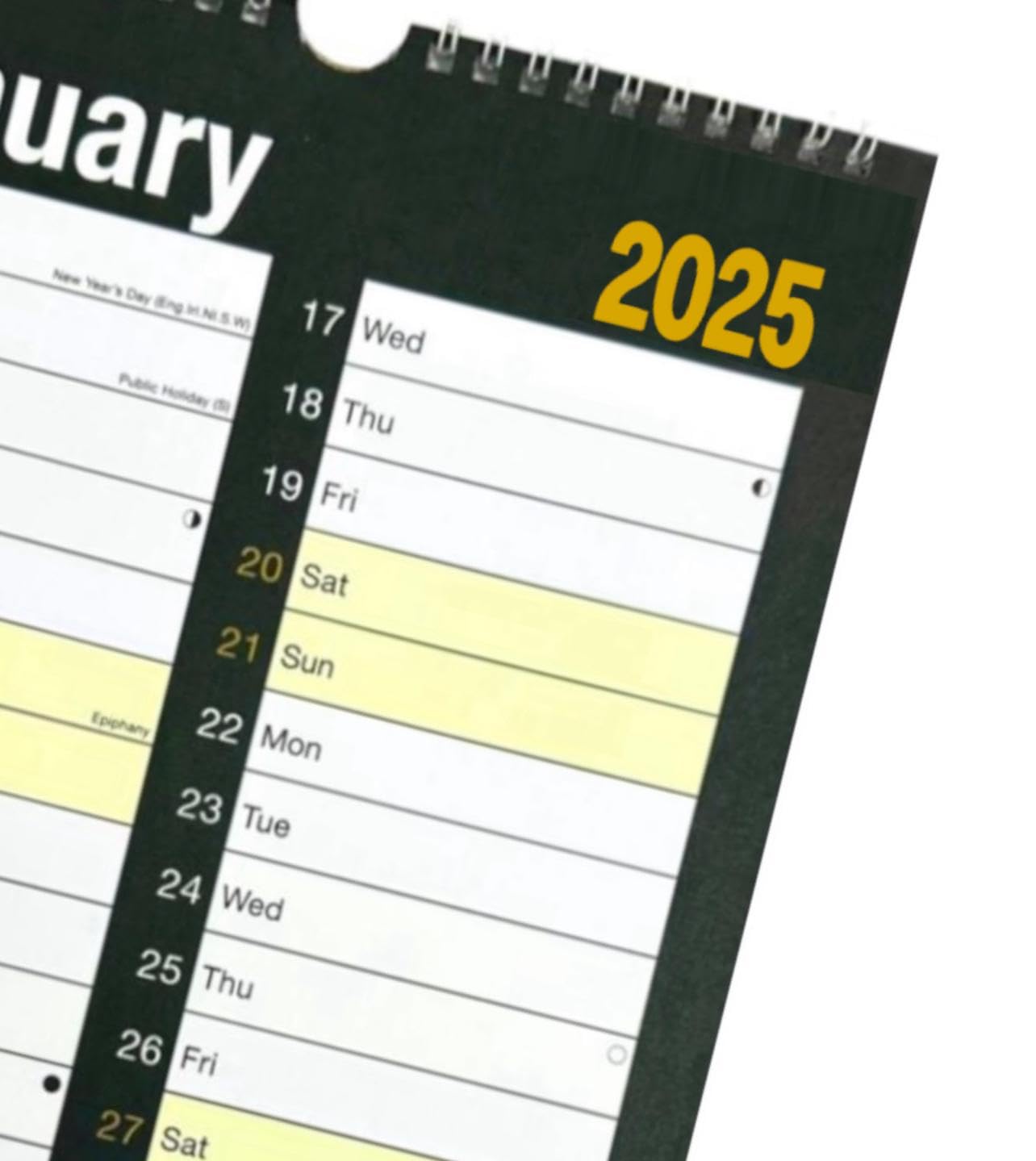 2025 Wall Calendar for Home & Office - Large Print Monthly Planner with Easy-to-View Design | Perfect for Desk Organization, Gift Giving & Year-Round Planning