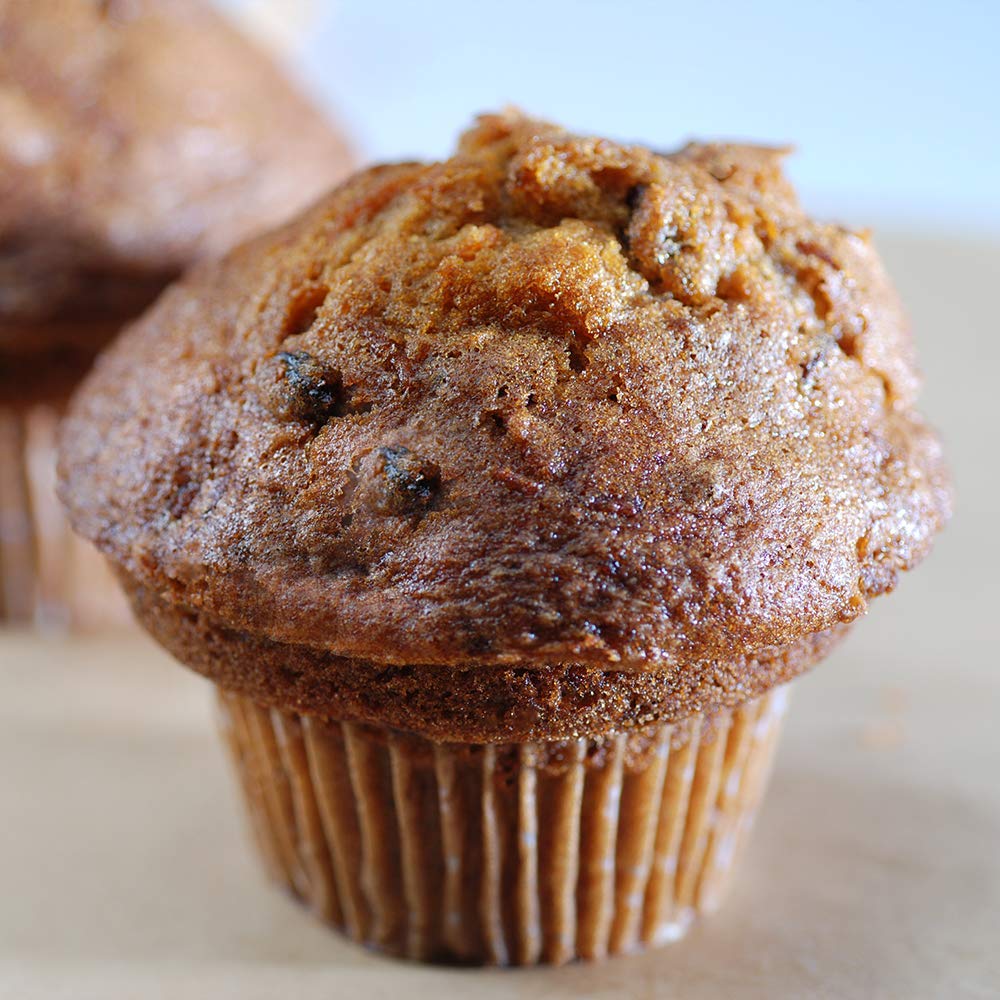Poppie's Dough Gluten-Free Carrot Cake Muffins - 12 Pack | Vegan, Dairy-Free, Non-GMO | Perfect for Breakfast, Snacks & Special Diets