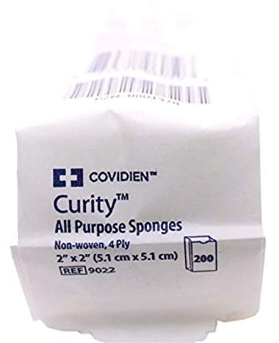 Curity All-Purpose Cleaning Sponges - Heavy Duty Scrub Sponges for Kitchen, Bathroom, Dishes & Household Cleaning - Non-Scratch Scouring Pads (12-Pack) - Perfect for Deep Cleaning, Stain Removal & Everyday Use