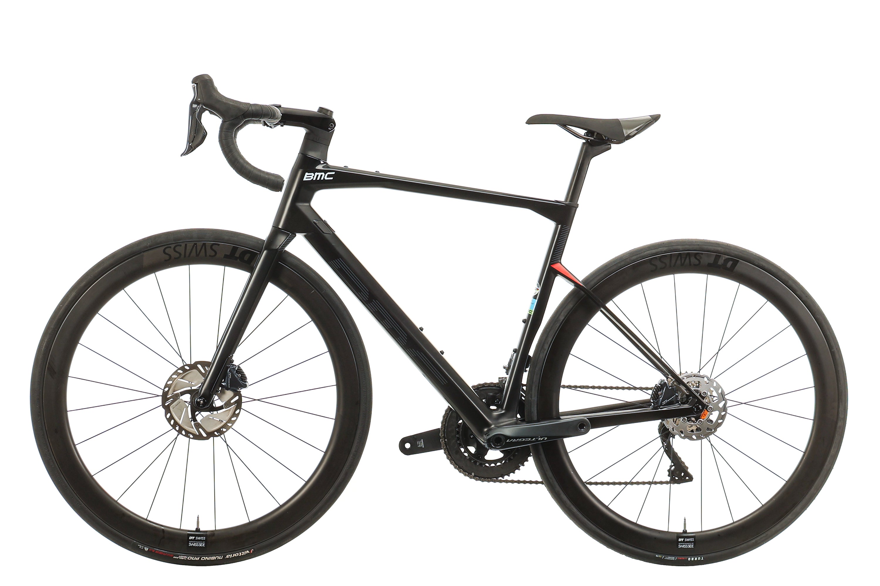 BMC Roadmachine 01 FOUR Road Bike 2020 - 54cm Carbon Frame, Shimano Ultegra Groupset | Perfect for Road Racing, Endurance Cycling & Long-Distance Training