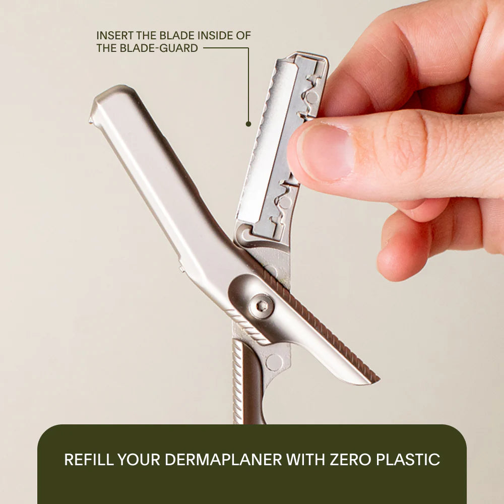 Leaf Shave Dermaplaner Refills - 10 Pack | Premium Facial Hair Removal Blades for Women | Perfect for Smooth Skin & Makeup Application