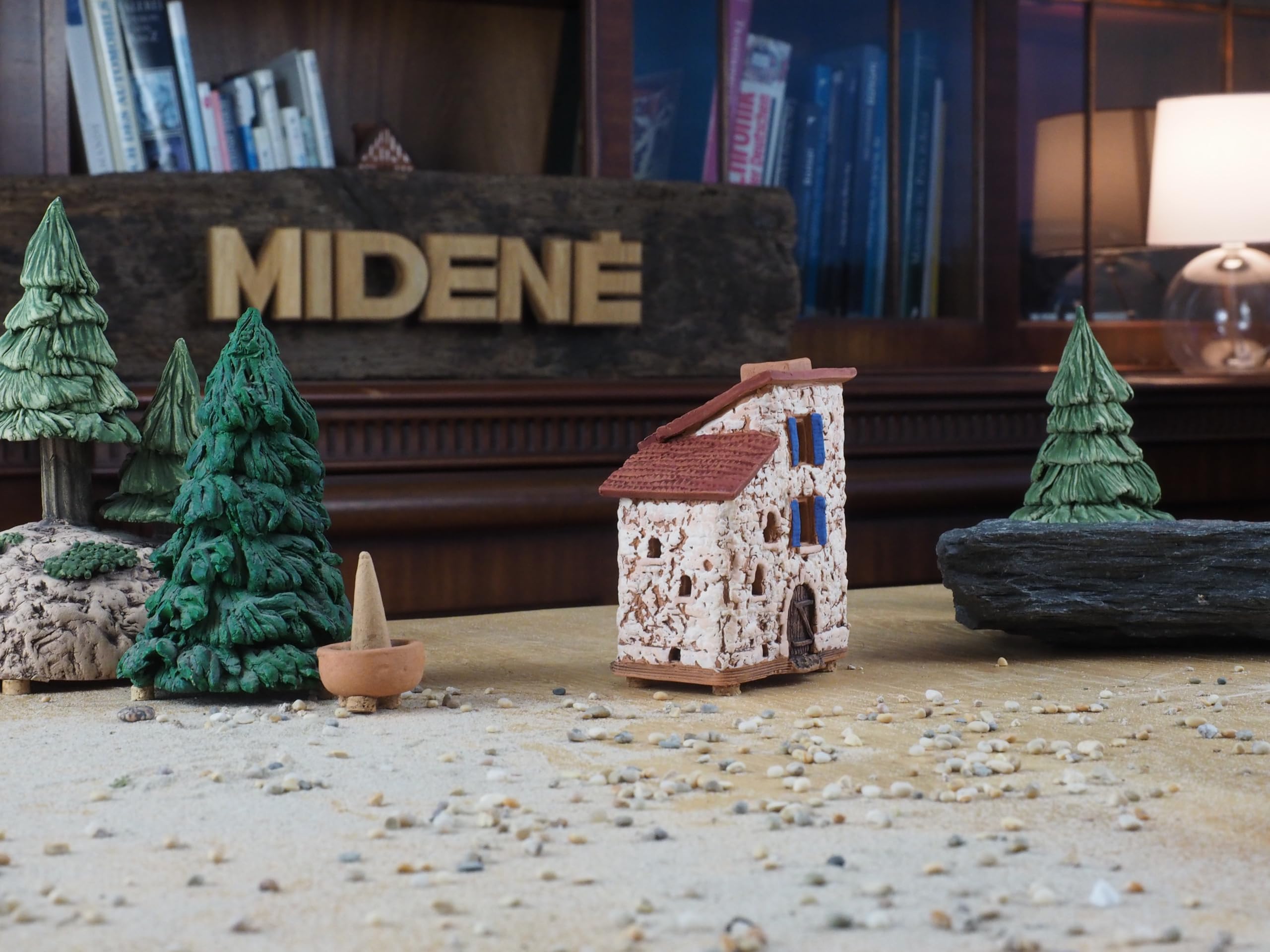 Handcrafted Ceramic Tealight Candle Holder - Miniature Lighthouse Decor from Provence France | Romantic Home Decor, Wedding Centerpiece, Gift Idea S12-1