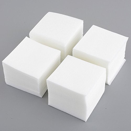 900Pcs Nail Polish Remover Cotton Pads - Lint Free Nail Art Cleaner Wipes for Acrylic & Gel Manicures - White Disposable Nail Care Accessories for Salon & Home Use