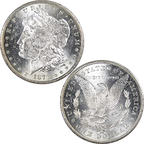 1878 CC Morgan Silver Dollar BU Uncirculated - 90% Silver $1 US Coin (Mint State) | Rare Coin Collection & Investment for Collectors
