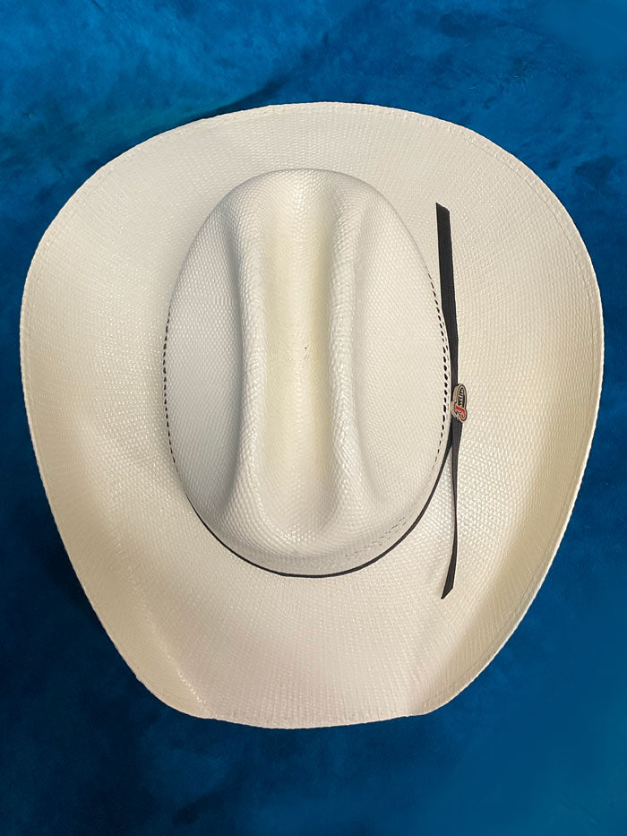 Justin JS0156BANG 10X BANGORA Straw Cowboy Hat Ivory - Western Style Cowboy Hat for Men & Women - Perfect for Rodeo, Country Music Festivals & Outdoor Adventures