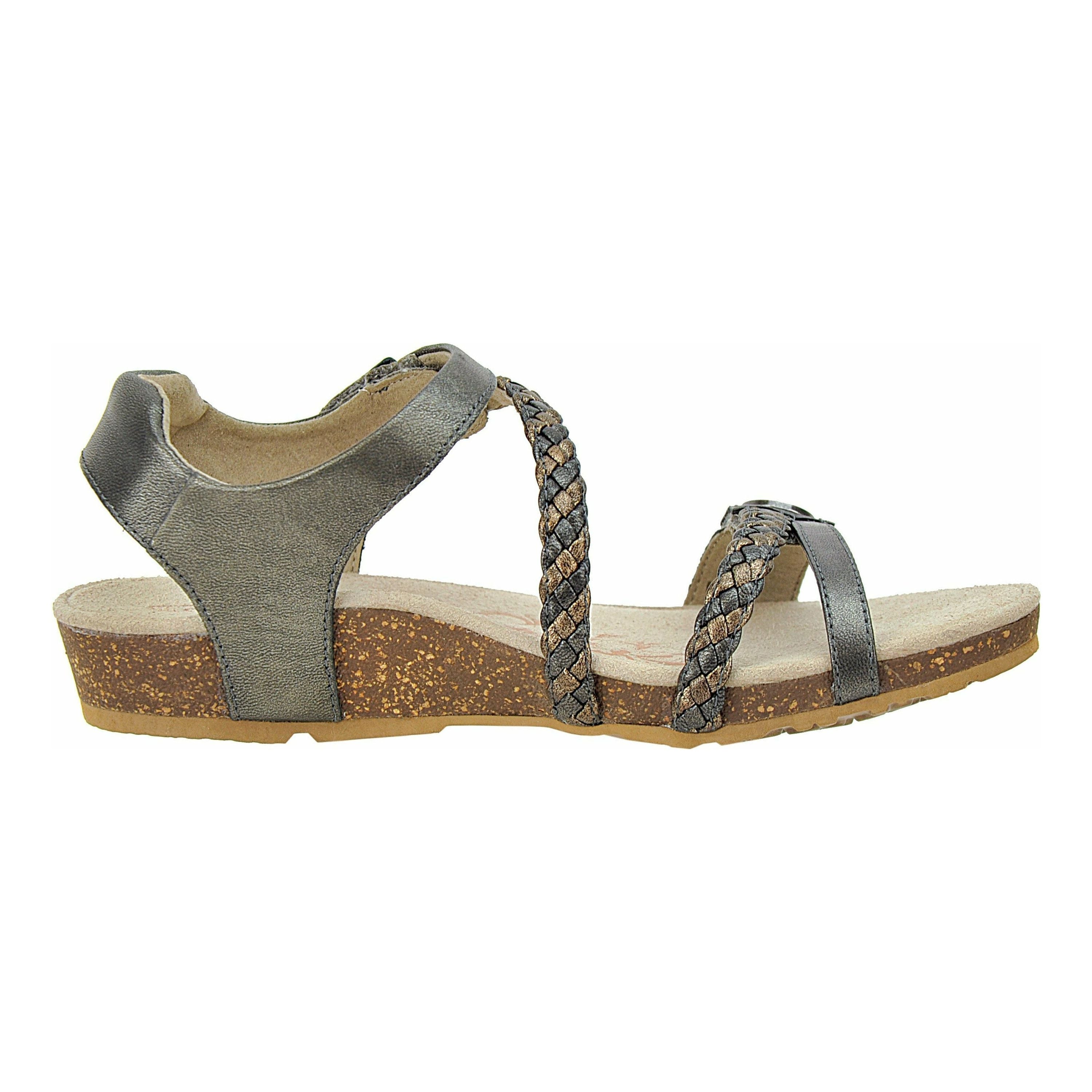 Aetrex Jillian SC465 Women's Comfortable Orthotic Sandals for Plantar Fasciitis & Arch Support - Perfect for Walking, Travel & Everyday Wear