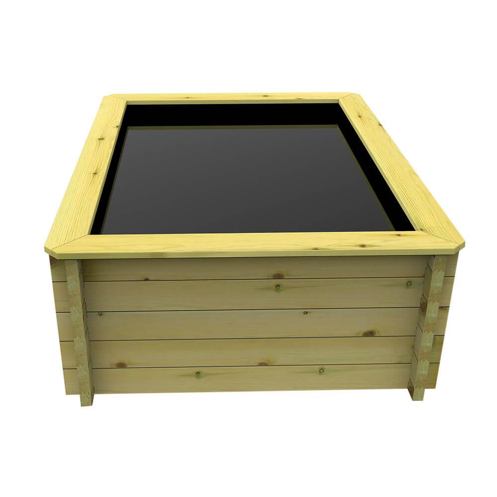 Premium 2m x 1.5m Wooden Garden Pond by The Garden Timber Company - Perfect for Outdoor Landscaping, Backyard Water Features & Koi Fish Ponds