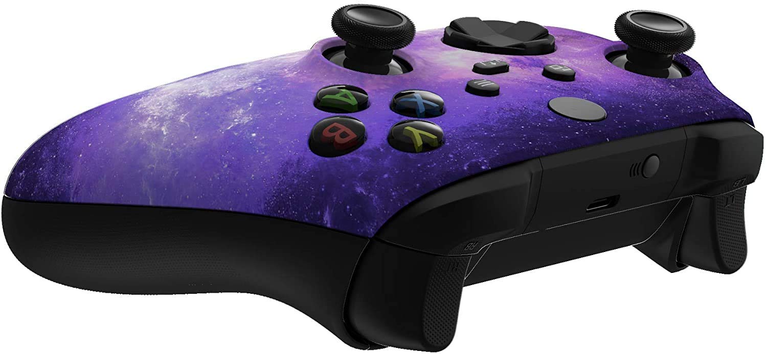 Custom Wireless Xbox Controller for Xbox Series X/S & Xbox One - Soft Touch Grip - Galaxy Design - Perfect for Gaming, Streaming & Competitive Play