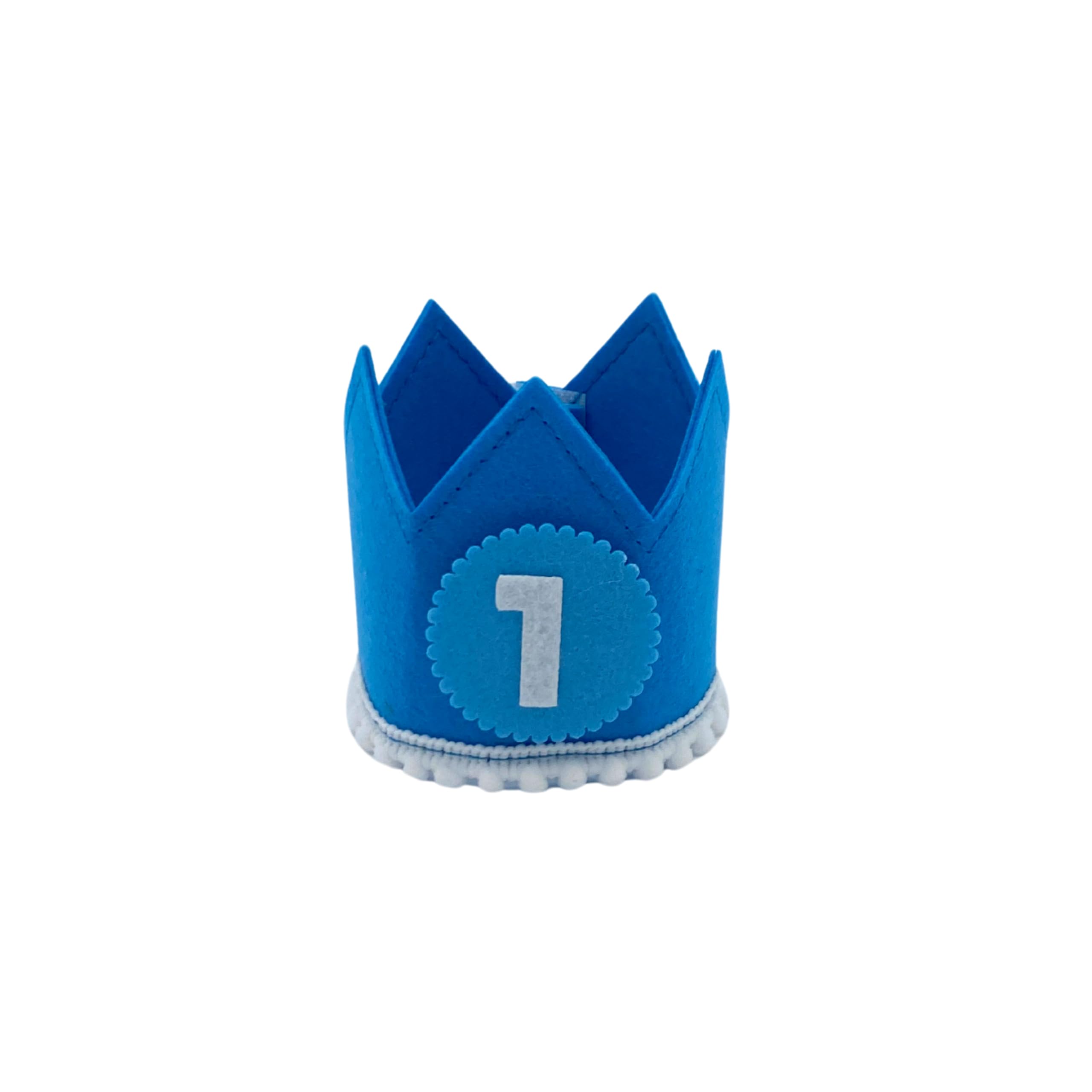 Baby Milestone Photo Prop Crown - Soft Felt with Interchangeable Month Numbers (1-12) - Perfect for Monthly Photos & First Birthday Pictures - Newborn Photography, Monthly Growth Tracking, Instagram-Worthy Baby Photos