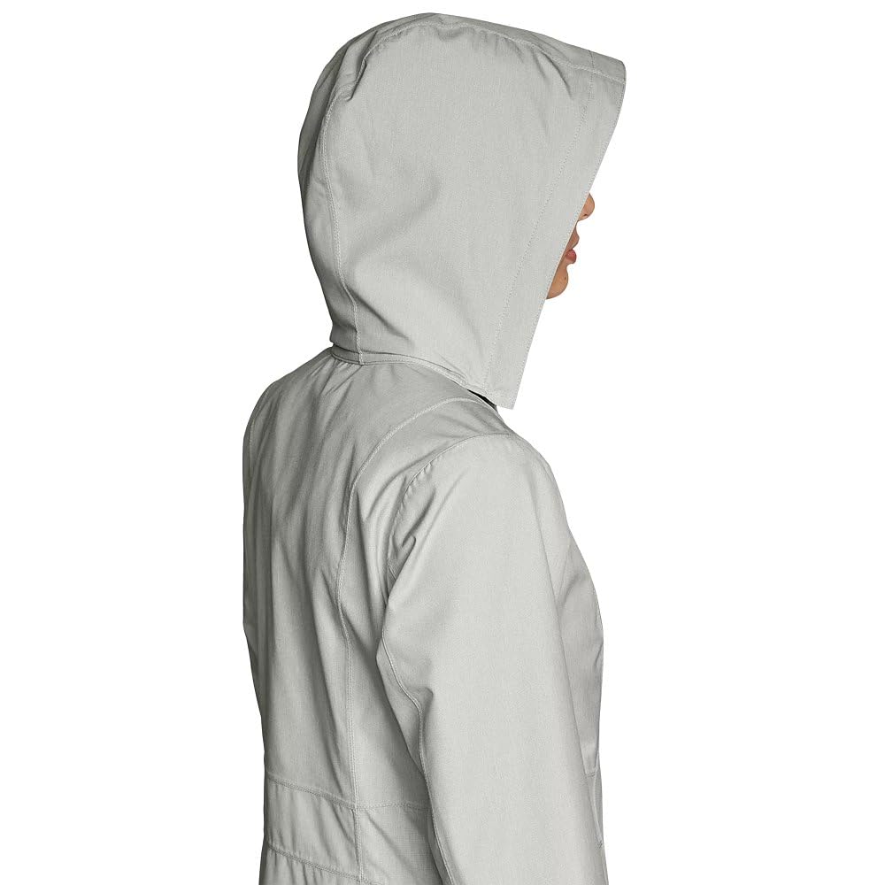 Eddie Bauer Women's Plus Size Water-Resistant Trench Coat for Travel & Work | Stylish Long Raincoat for Commuting, Office & Outdoor Activities
