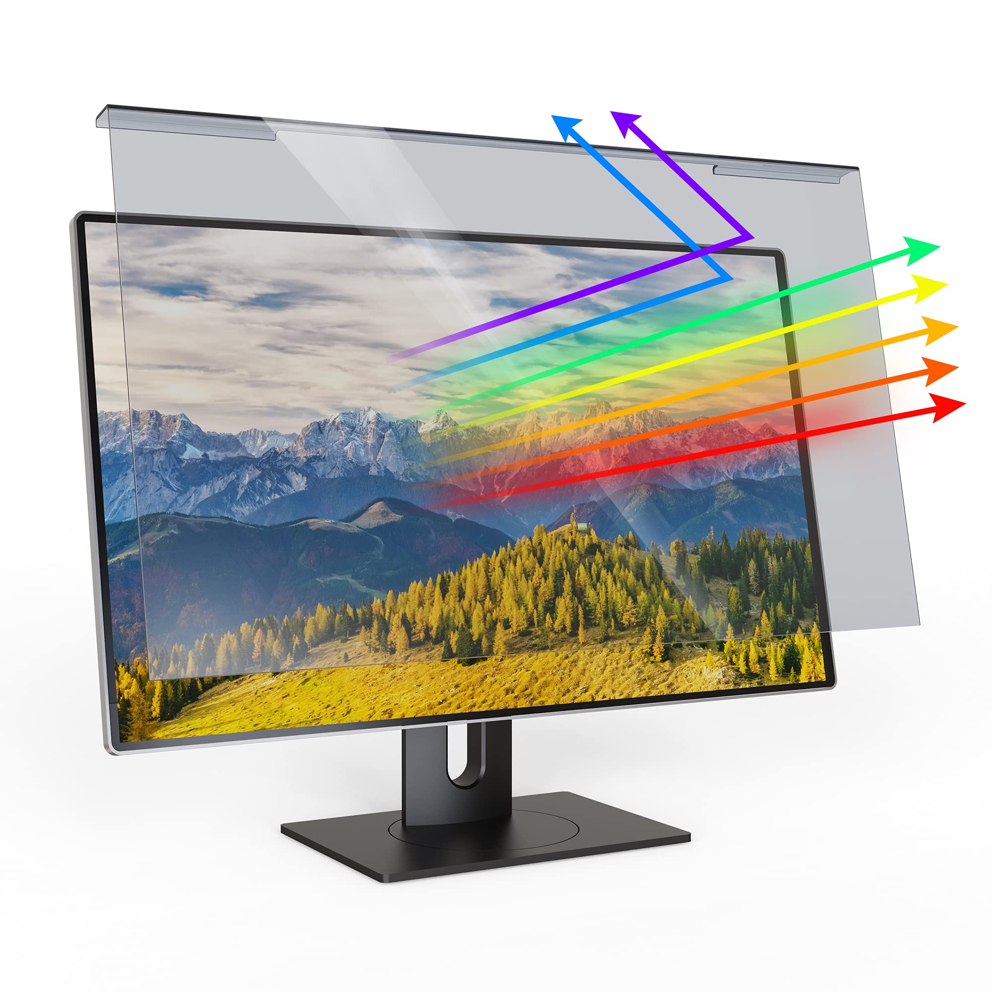 27 Inch Blue Light Blocking Screen Protector for Computer Monitors (24.1