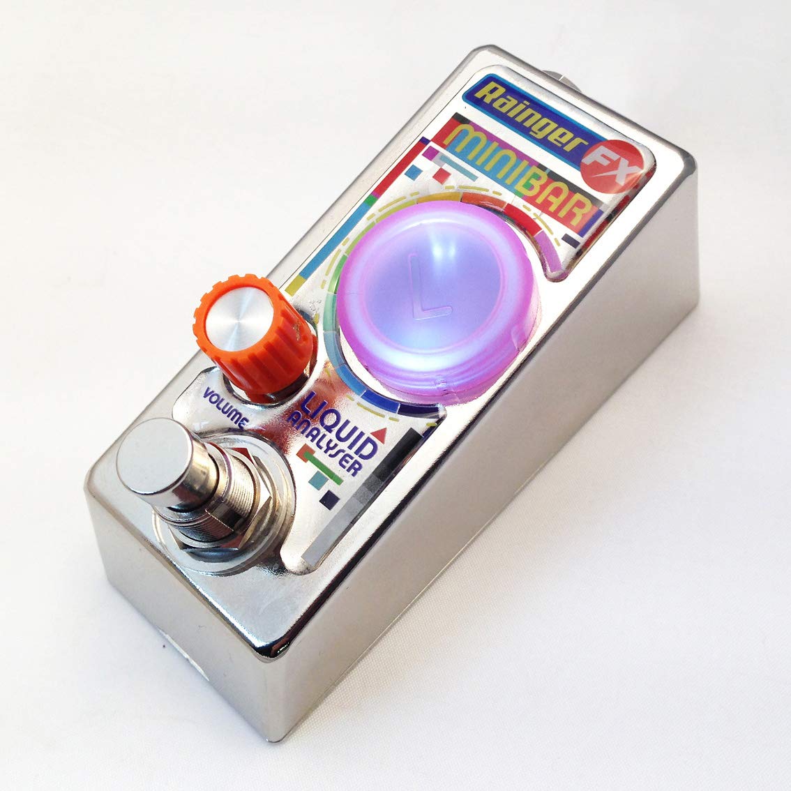 Mini Bar Liquid Analyzer Guitar Pedal - Professional Alcohol Content Tester for Home Brewing, Cocktail Making & Music Performances