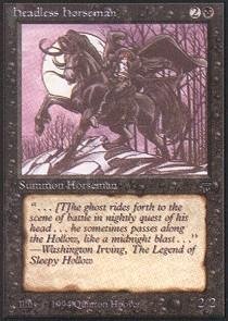 Headless Horseman - Magic: The Gathering Legends Card - Collectible Trading Card Game for MTG Players & Enthusiasts - Perfect for Game Nights, Tournaments & Deck Building