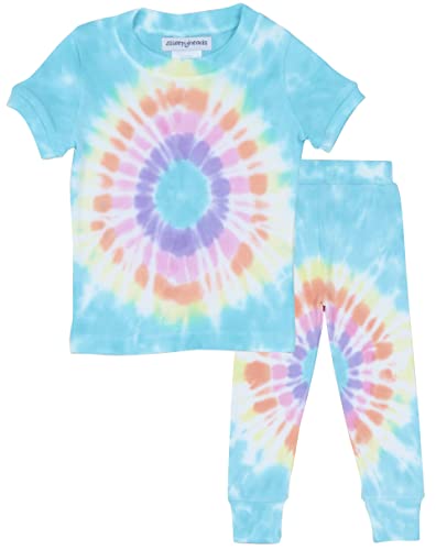 Pants Set - Rainbow Bullseye Tie Dye