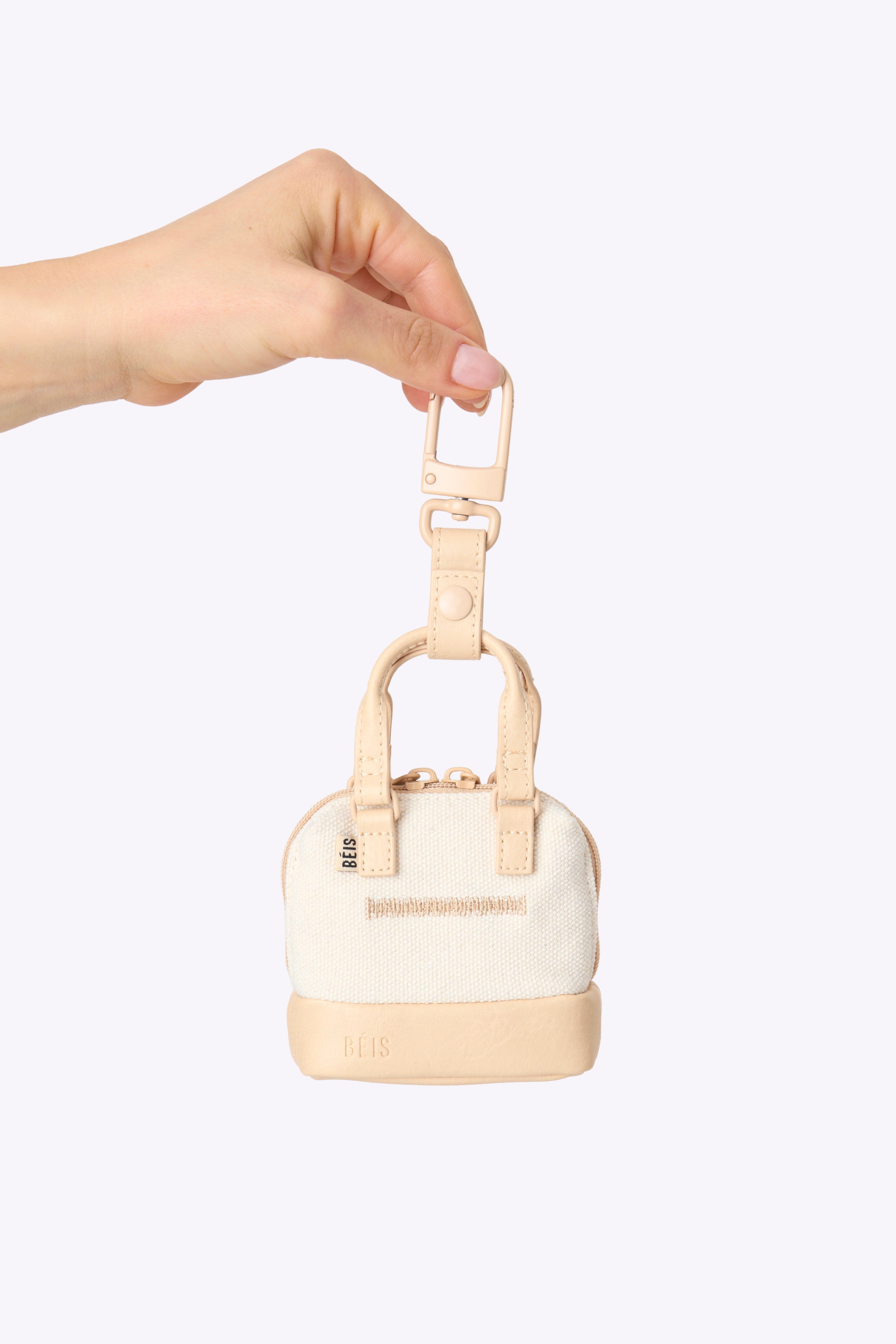 Micro Weekender Charm in Beige - Stylish Mini Crossbody Bag for Women | Perfect for Travel, Shopping & Everyday Use