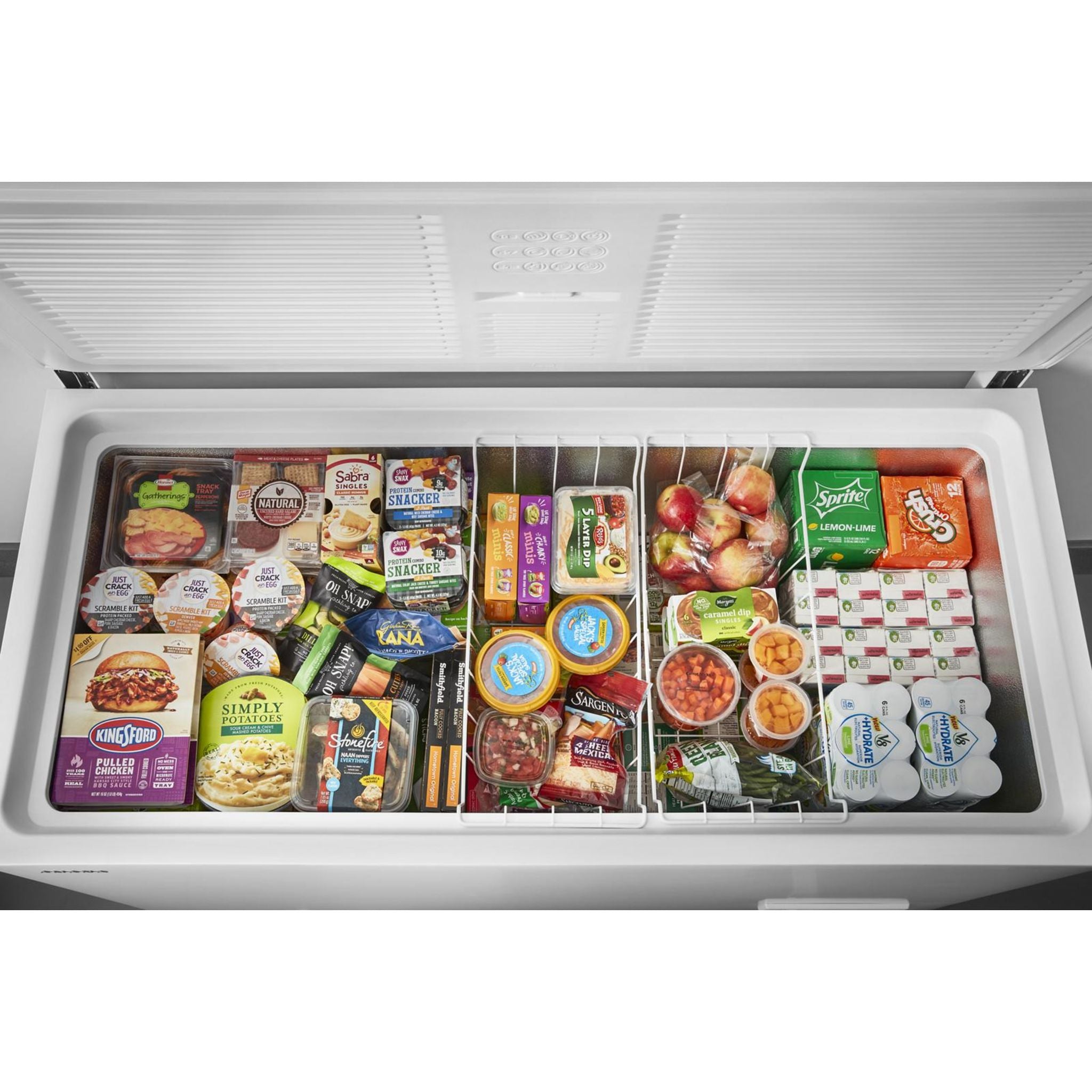 Amana AZC5216LW 7.0 Cu. Ft. Chest Freezer in White - Energy Efficient, Deep Freeze Storage for Home, Garage, or Basement - Perfect for Bulk Food, Meat, and Frozen Goods