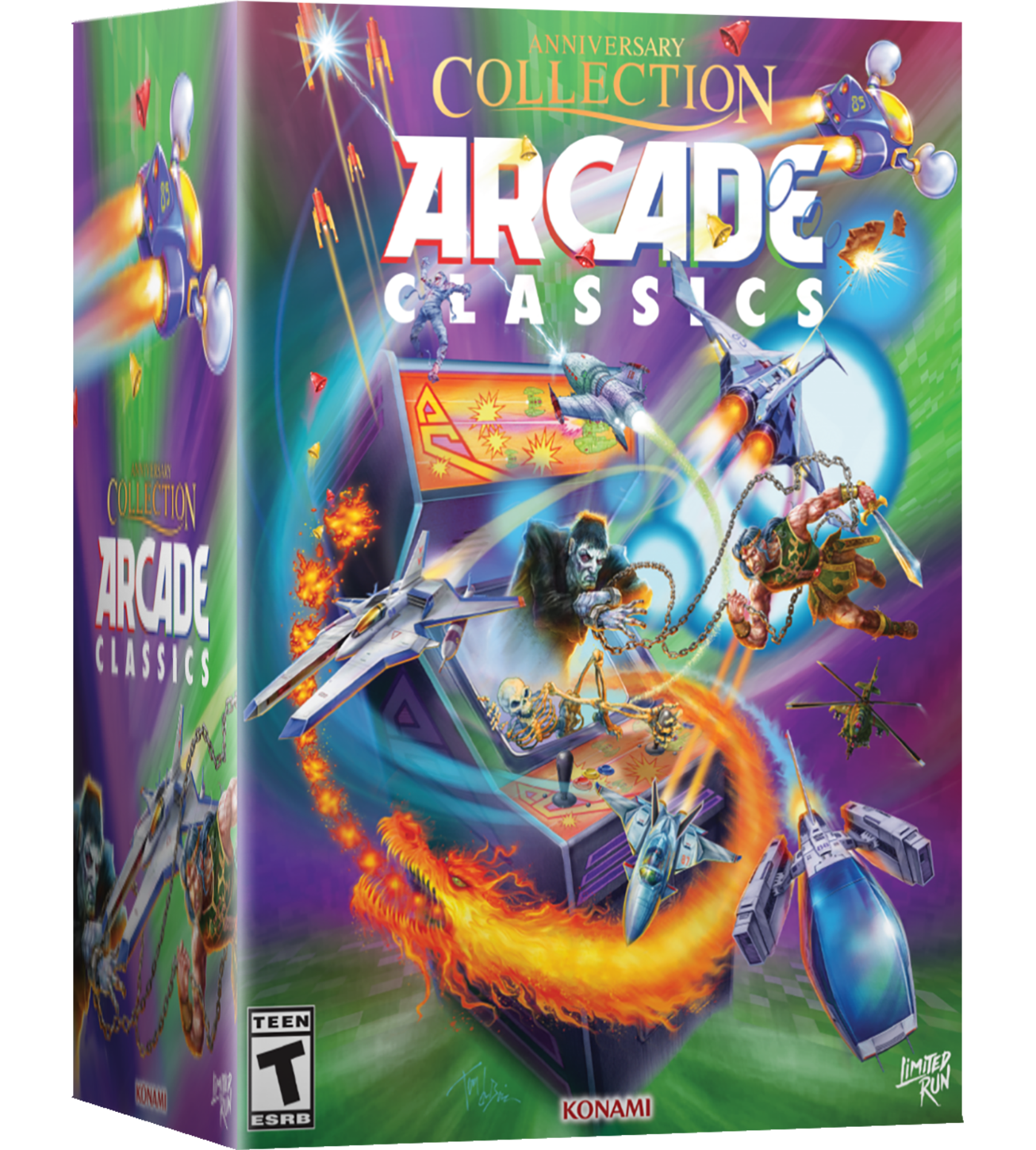 Limited Edition Arcade Classics Anniversary Collection Ultimate Edition for PS4 - Retro Gaming Bundle for Classic Arcade Lovers & Collectors