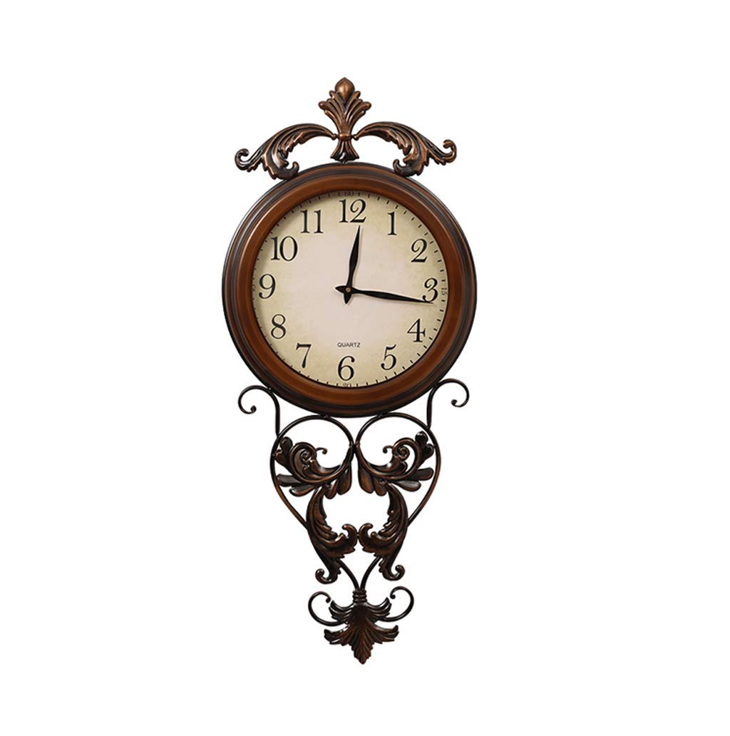 BTHAO Vintage Arabic Digital Wall Clock - 35cm Metal Quartz Clock for Living Room, Bar, Home & Office Decor | Perfect for Wall Hanging in Modern & Traditional Spaces