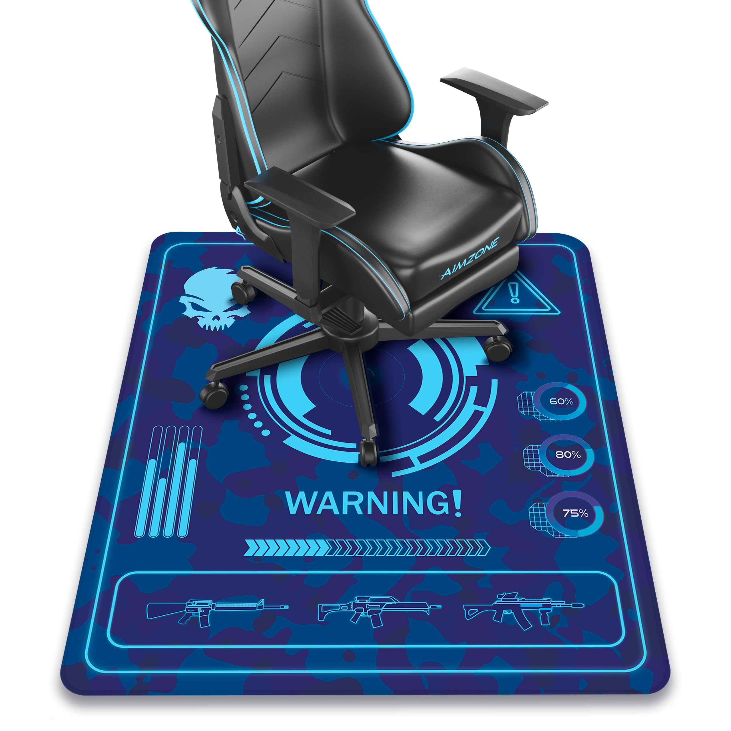 Aimzone Gaming Chair Mat for Hard Floors - 47.2