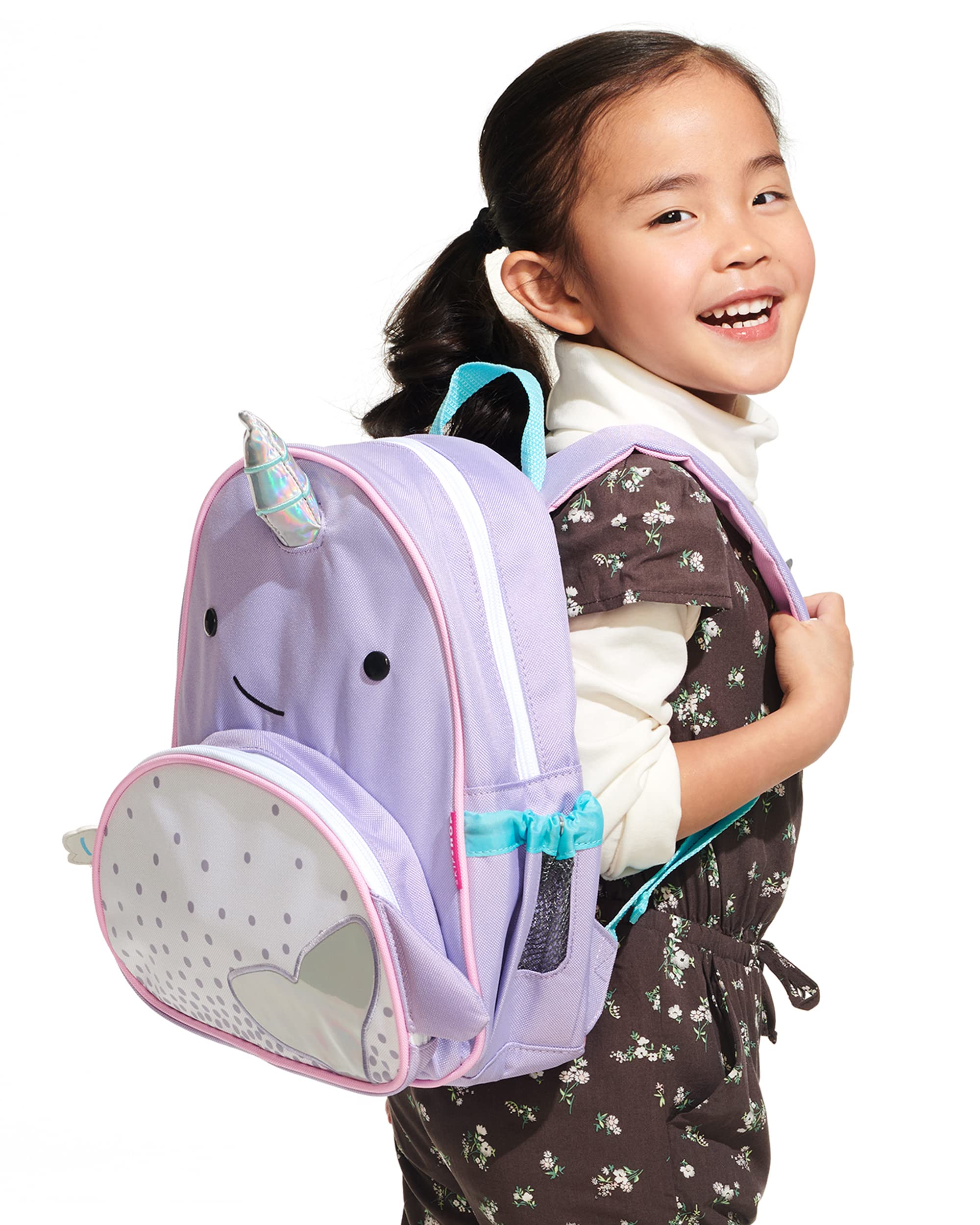 Skip Hop Zoo Little Kid Backpack - Cute Animal-Themed Backpack for Toddlers & Preschoolers - Perfect for School, Daycare, Travel & Outdoor Adventures