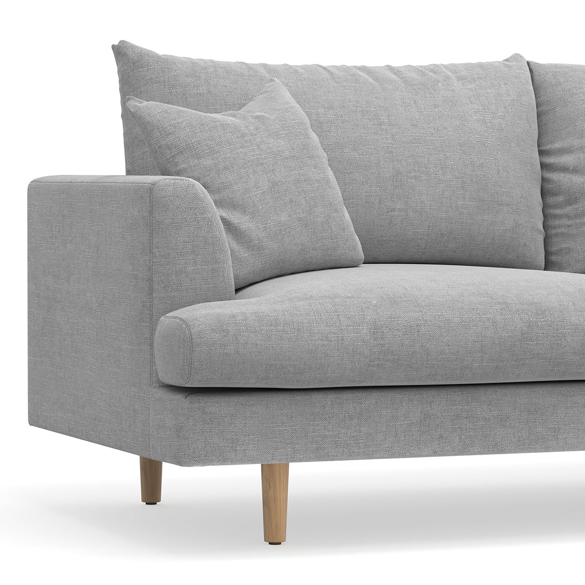 Byron Fabric 3-Seater Sofa - Comfortable Modern Living Room Couch for Small Spaces | Perfect for Apartments, Dorms & Cozy Homes