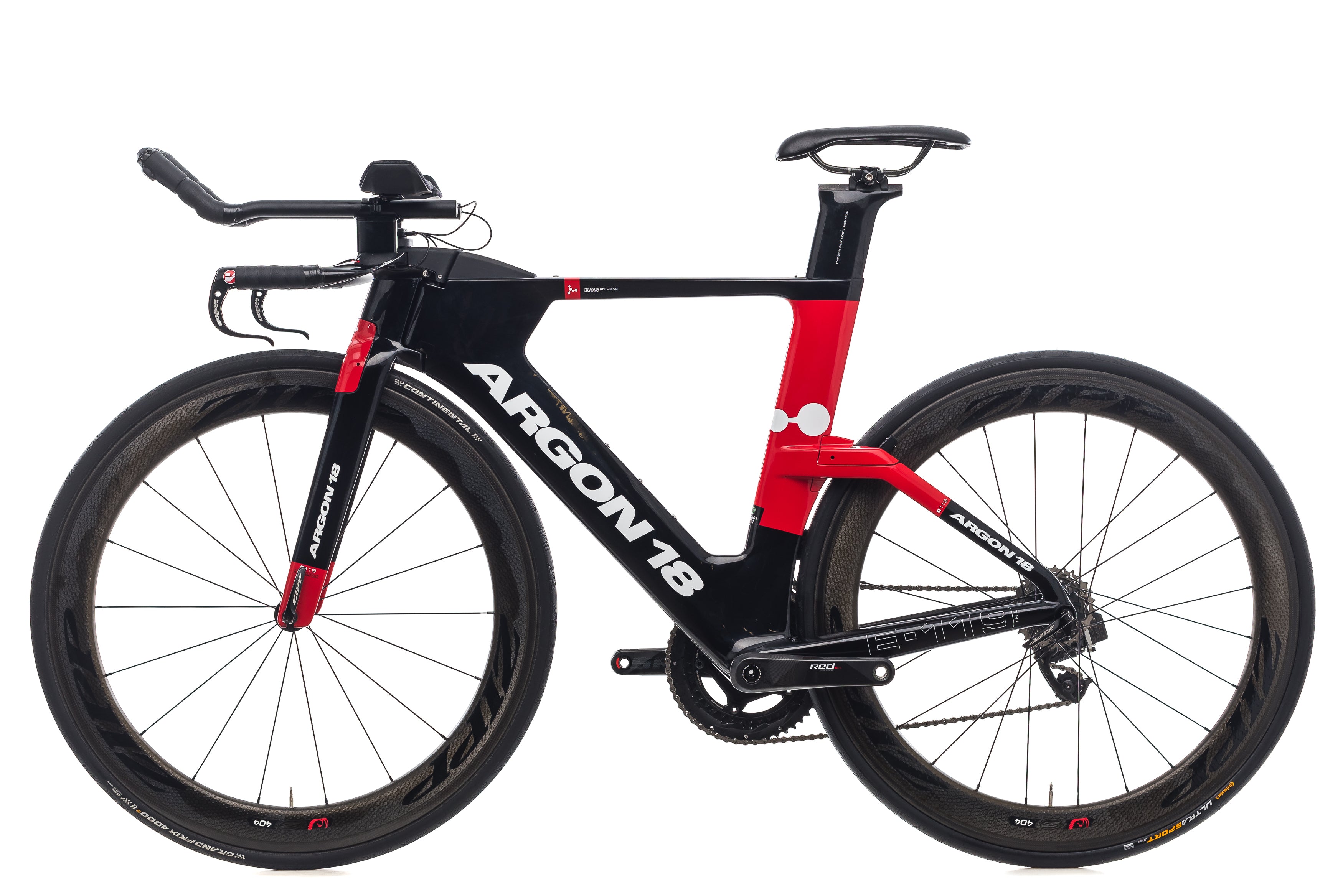 Argon 18 E-119 Triathlon Bike - Medium Size (2018 Model) | Lightweight Carbon Frame for Competitive Racing & Endurance Training