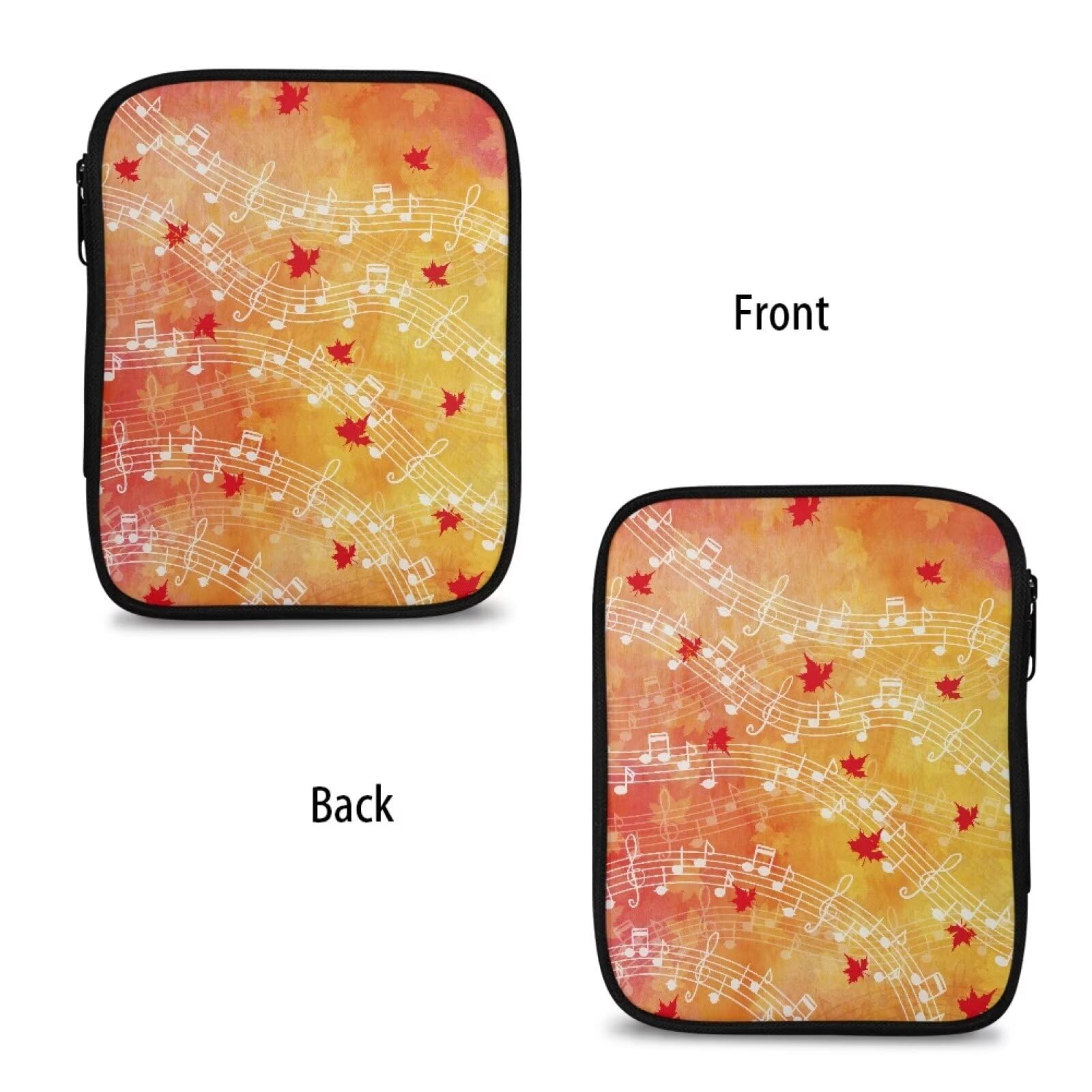 Maple Leaf Crochet Hook Case with Pockets - Storage Organizer for Knitting Needles & Tools - Perfect for Crafters & Travel