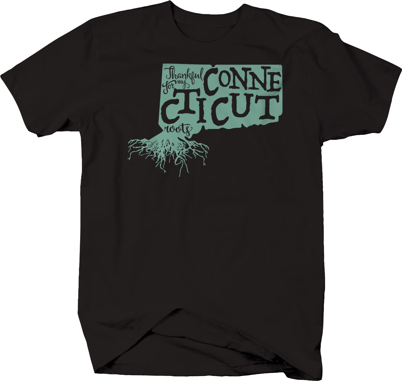 Connecticut Home Roots Men's T-Shirts - Comfortable Casual Cotton Tees for Everyday Wear, Outdoors & Relaxation